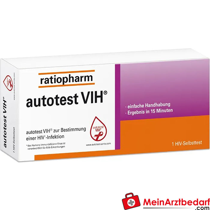 autotest VIH® ratiopharm, 1 adet.