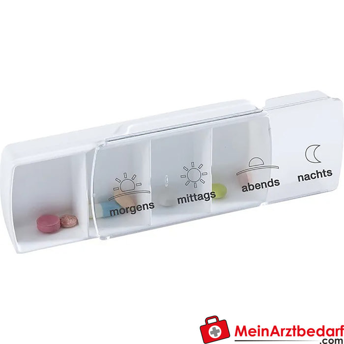 ANABOX® Caja de día compacta, blanca, 1 ud.