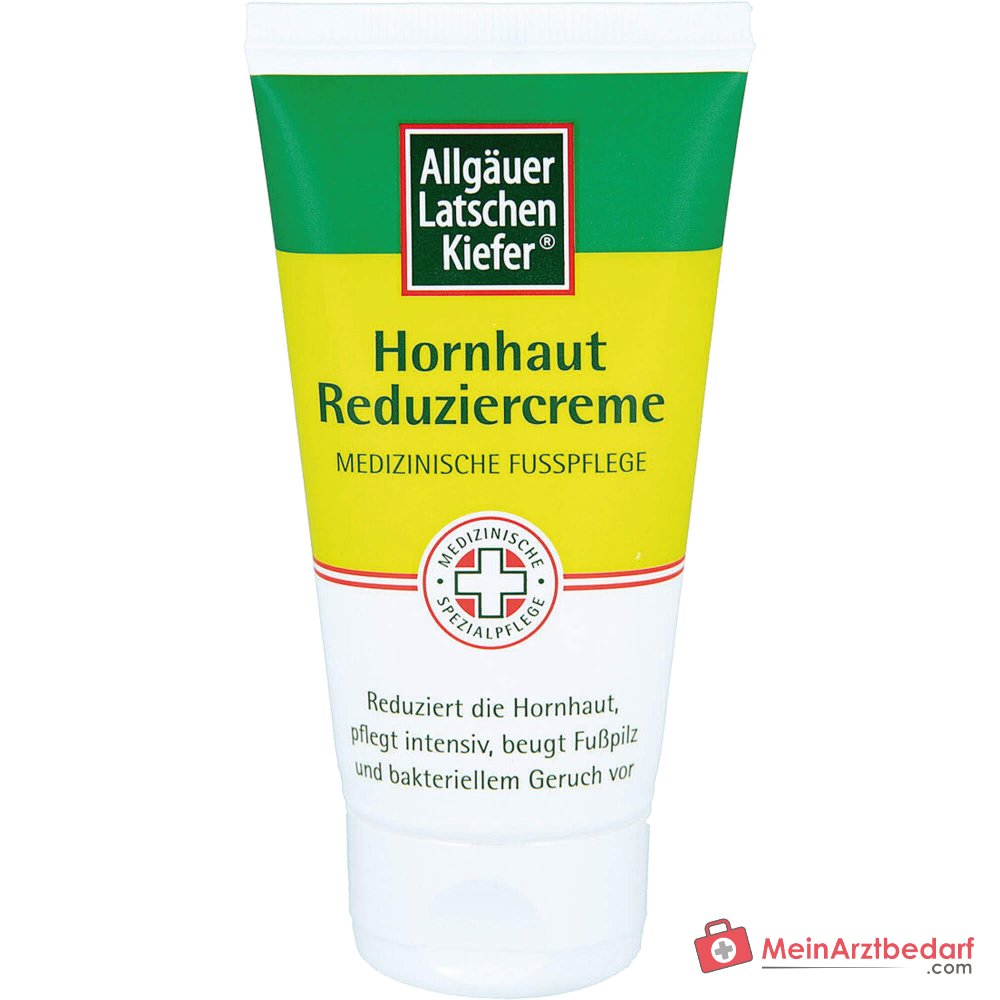 Allgäuer Latschenkiefer Hornhaut Reduziercreme Fruchtsäuren / Latschenkiefernöl / Shea Butter / Panthenol Creme, 75 ml.