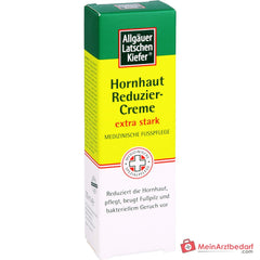 Allgäuer Latschenkiefer Hornhaut Reduziercreme extra stark Fruchtsäuren / Weidenrindenextrakt / Latschenkiefernöl / Sheabutter / Panthenol Creme, 30 ml.
