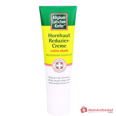 Allgäuer Latschenkiefer Hornhaut Reduziercreme extra stark Fruchtsäuren / Weidenrindenextrakt / Latschenkiefernöl / Sheabutter / Panthenol Creme, 30 ml.