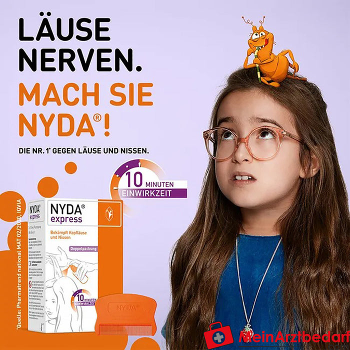 NYDA express gegen Läuse & Nissen, 2x 50ml
