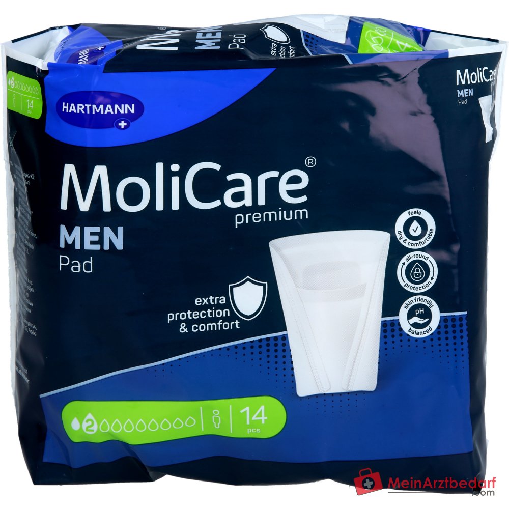 MoliCare® Premium MEN Pad 2 druppels inbrengen