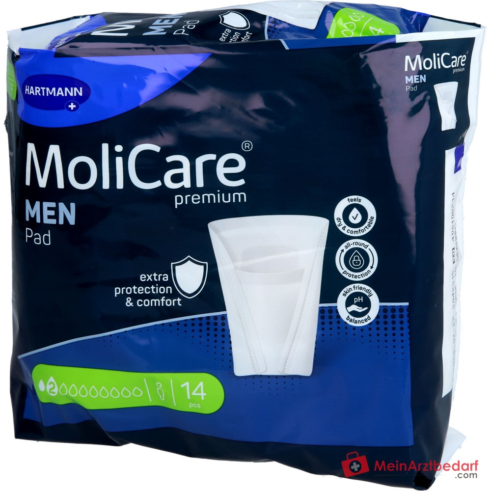 MoliCare® Premium MEN Pad 2 druppels inbrengen