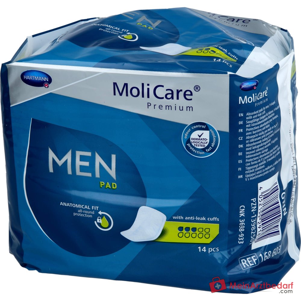 MoliCare Premium MEN Pads 3 gouttes Coussinets