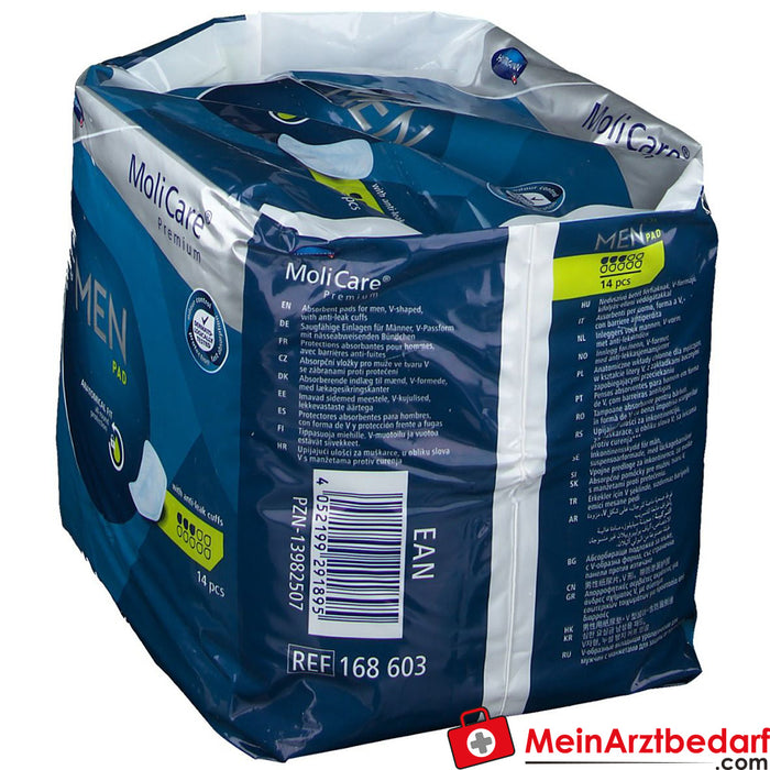 MoliCare® Premium MEN Almohadillas 3 gotas