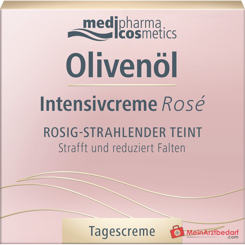 medipharma cosmetics Crema intensiva all'olio d'oliva Rosé crema giorno, 50 ml
