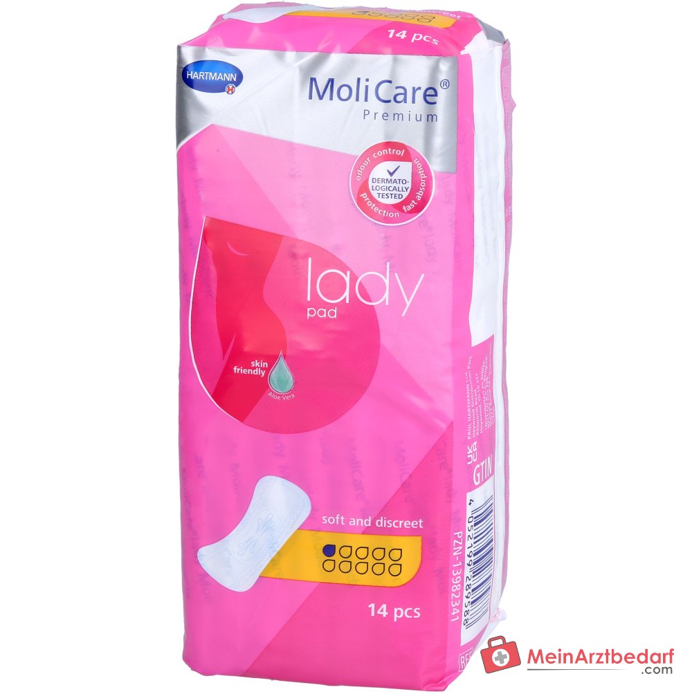 HARTMANN MoliCare Premium lady pad 1 kropla wkładki na nietrzymanie moczu, 168 szt.