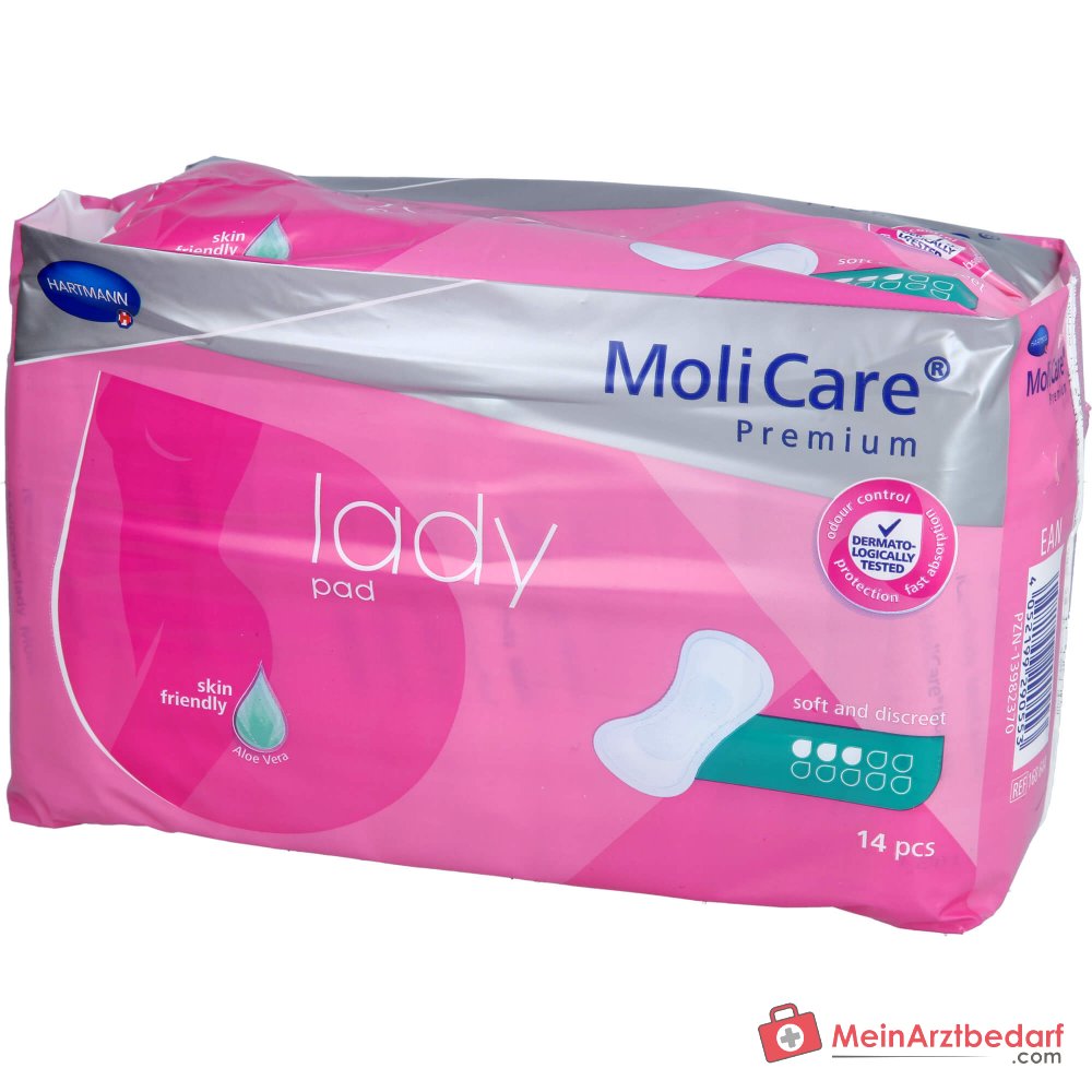 Hartmann MoliCare Premium lady pad 3 Tropfen Inkontinenzeinlagen, 168 Stück