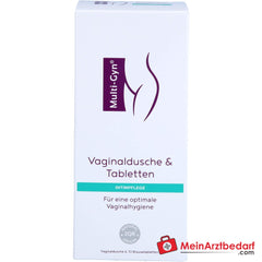 Multi-Gyn Vaginaldusche mit Brausetabletten Kombipack, 1 Stück.