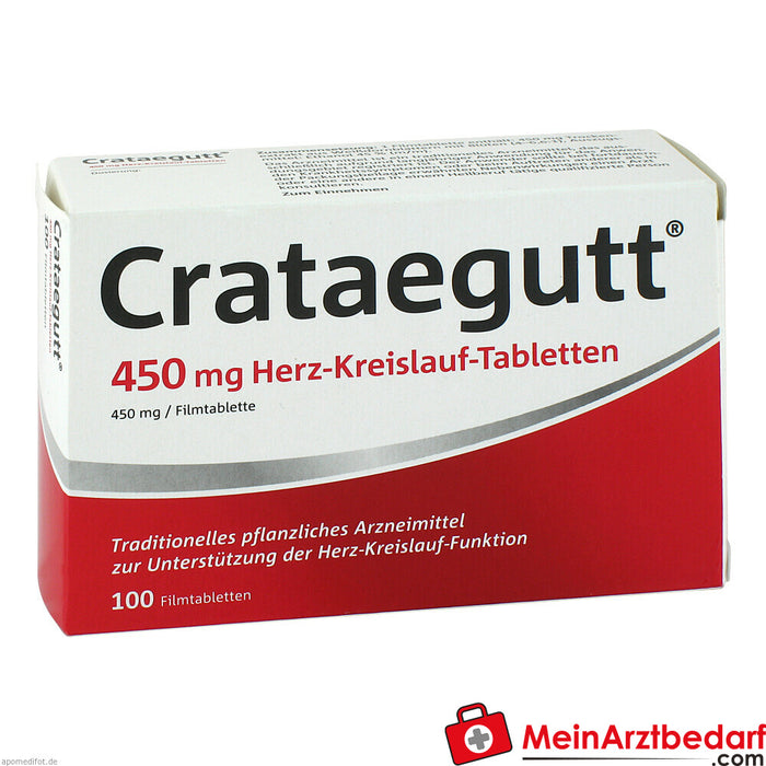 Crataegutt 450mg Comprimés pour le système cardiovasculaire