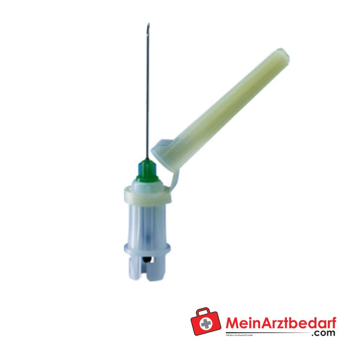 Cannula di sicurezza Sarstedt 21Gx1 1/2'', verde, 50 pezzi