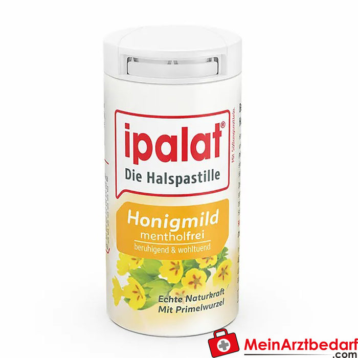 ipalat® honey mild bez mentolu, 40 szt.