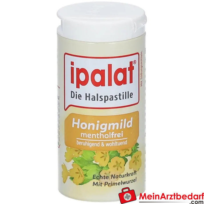 ipalat® 蜂蜜温和型，不含薄荷醇，40 件装。