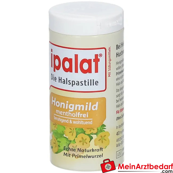 ipalat® Honigmild mentholfrei, 40 St.