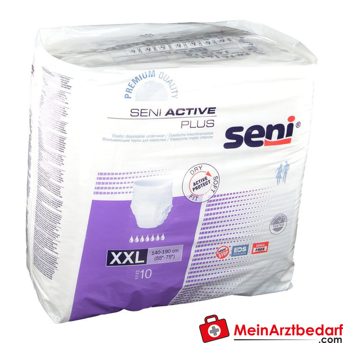 Cuecas para incontinência SENI Active Plus descartáveis XXL