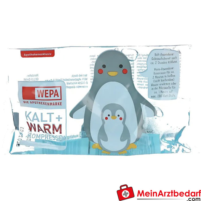 WEPA koud/warm kompres Penguin 8,5 x 14,5 cm