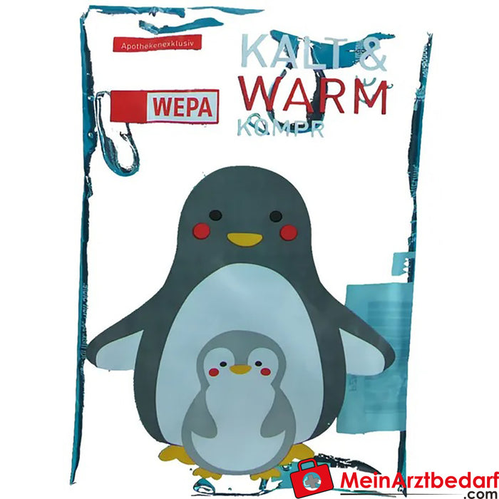 WEPA Compresse froid/chaud Pingouin 8,5 x 14,5 cm, 1 pce