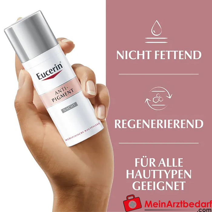 Eucerin® Anti-Pigment Night Care Cream 抗色斑晚霜，50 毫升