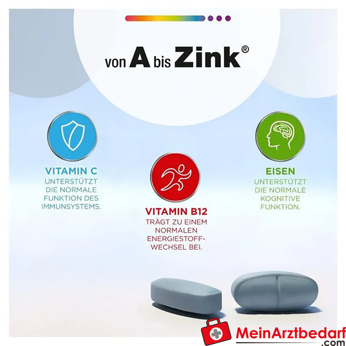 Centrum® Van A tot Zink, voedingssupplement, 30 stuks.