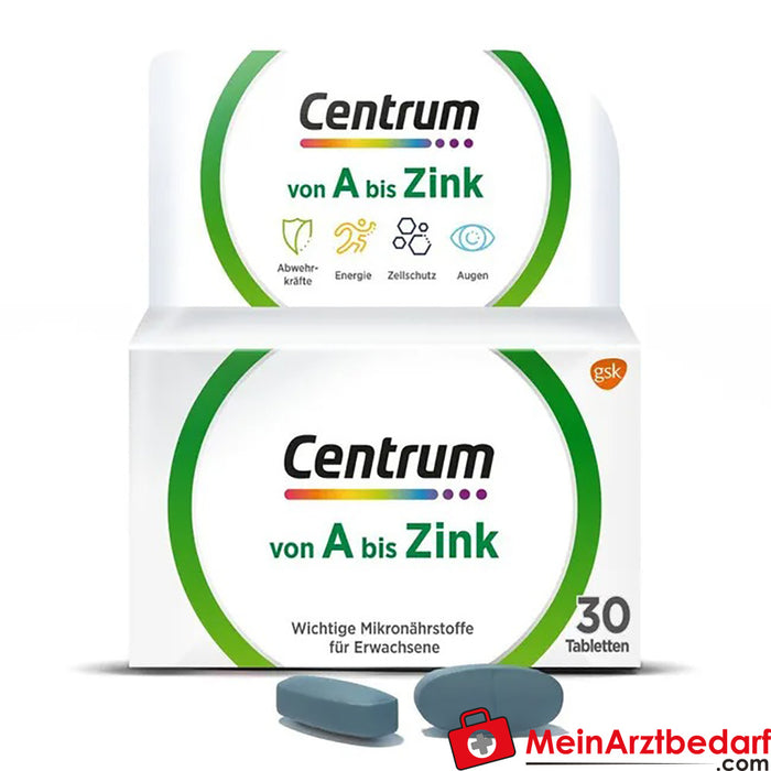 Centrum® From A to Zinc, suplemento alimentar, 30 unid.