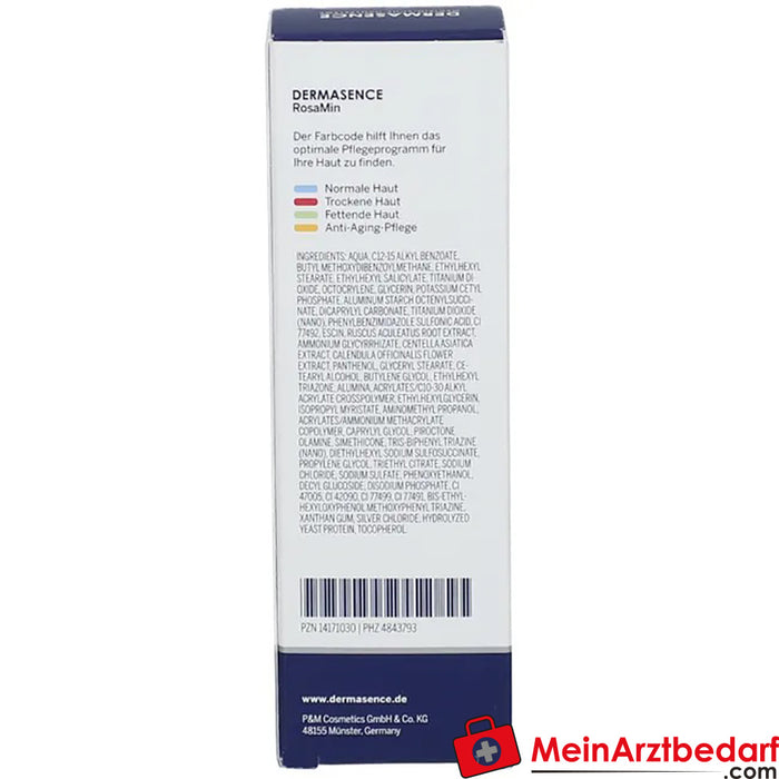 DERMASENCE RosaMin getinte dagverzorging SPF 50, 30ml