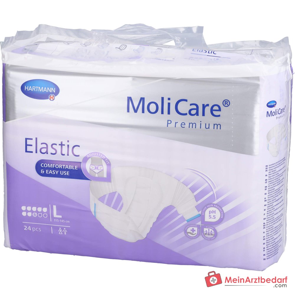 MoliCare Premium Elastic Slip 8 Tropfen Inkontinenz-Slip Gr. L 72 St.