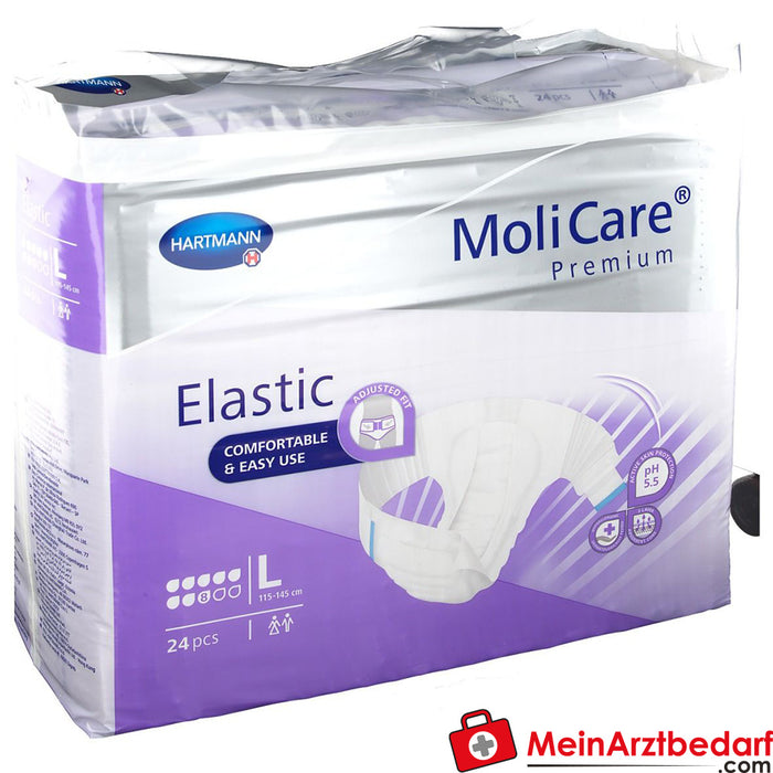 MoliCare® Premium Elastic Slip tamanho L, 3x 24 unidades.