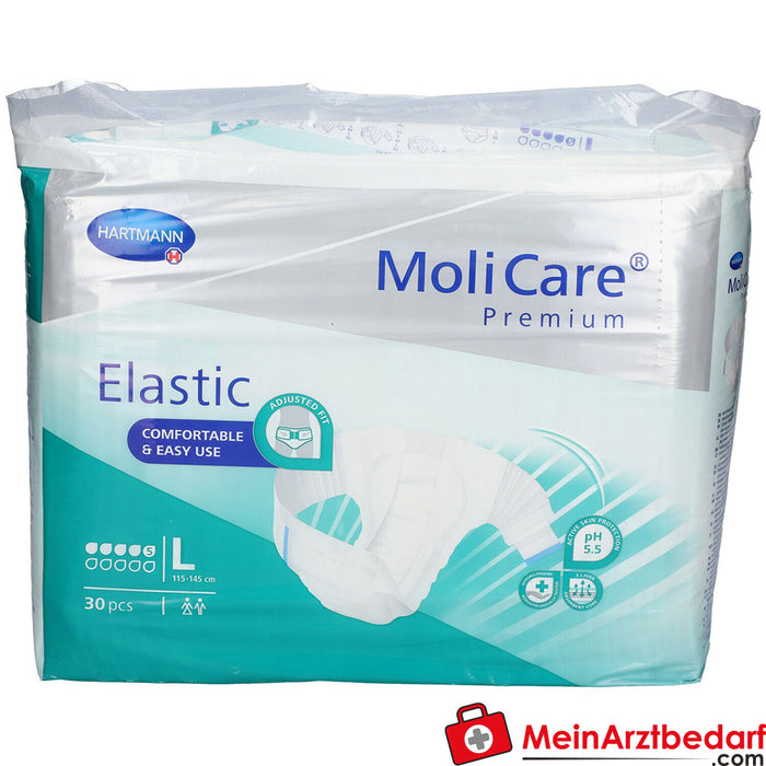 MoliCare® Premium Elastic 5 gotas tamanho L, 30 unidades.