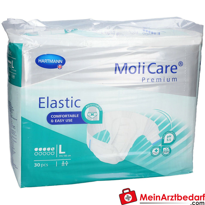 MoliCare® Premium Elastik 5 damla L beden, 30 adet.