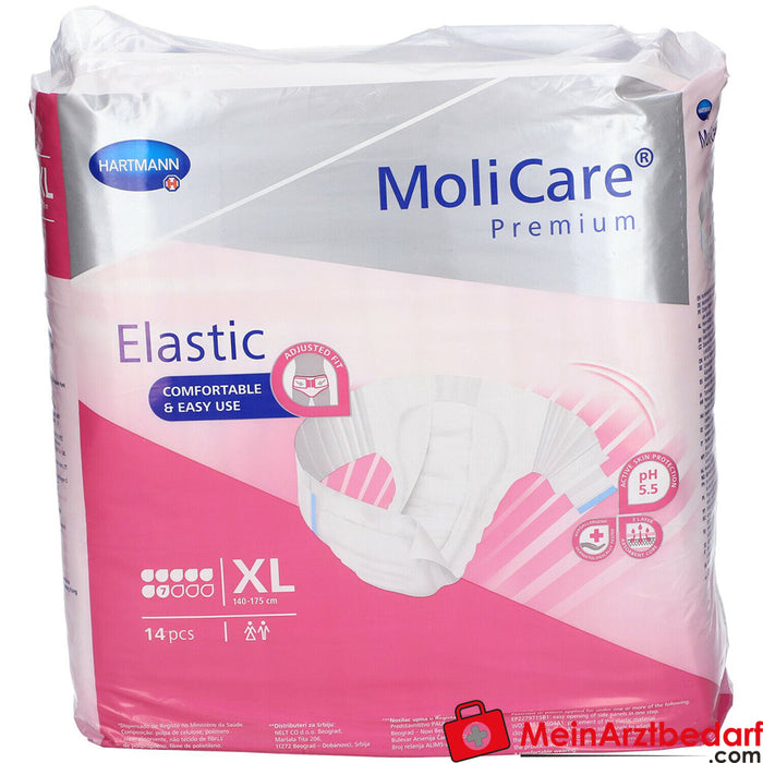 MoliCare® Premium Elastik Slip 7 damla XL beden, 14 adet.