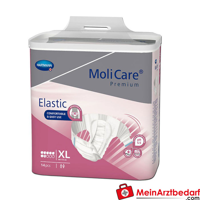 MoliCare® Premium Elastic Slip 7 gotas tamanho XL, 14 unidades.