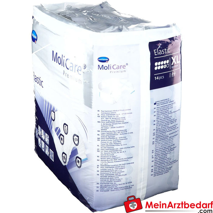 MOLICARE Premium Elastic Slip 9 gotas XL, 14 uds.