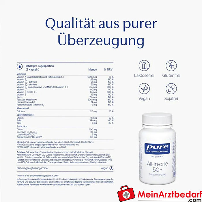 Pure Encapsulations® Todo en uno 50+