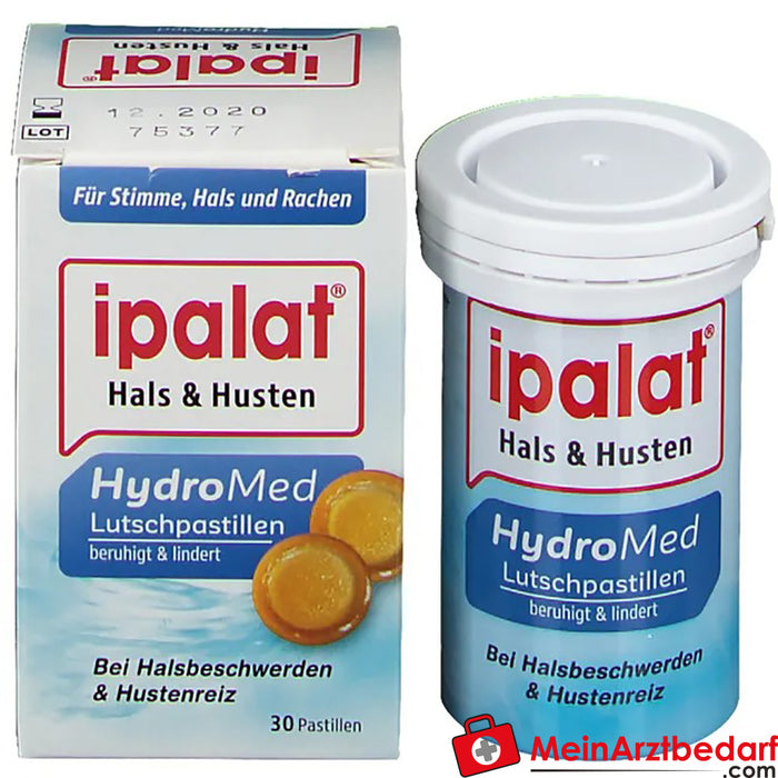 ipalat® Hydro Med pastilleri, 30 adet.