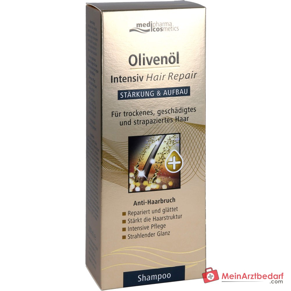 Shampooing Réparateur Intensif à l'Huile d'Olive Medipharma Cosmetics, 200 ml