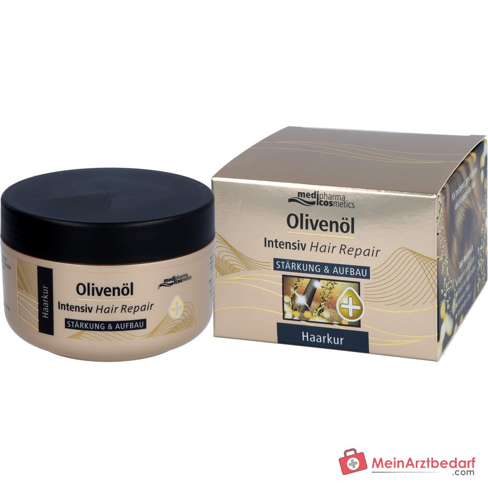 medipharma cosmetics Mascarilla Reparadora Intensiva de Aceite de Oliva para el Cabello, 250 ml