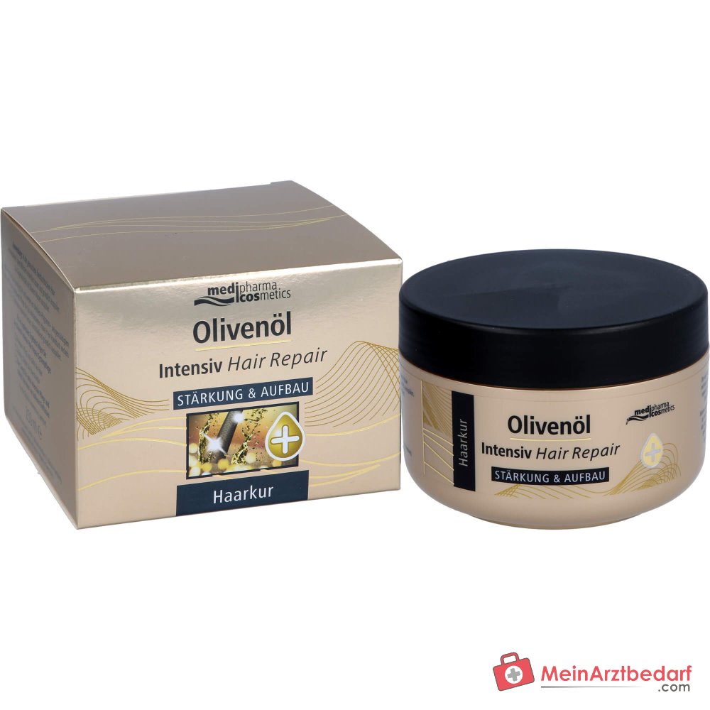 medipharma cosmetics Mascarilla Reparadora Intensiva de Aceite de Oliva para el Cabello, 250 ml
