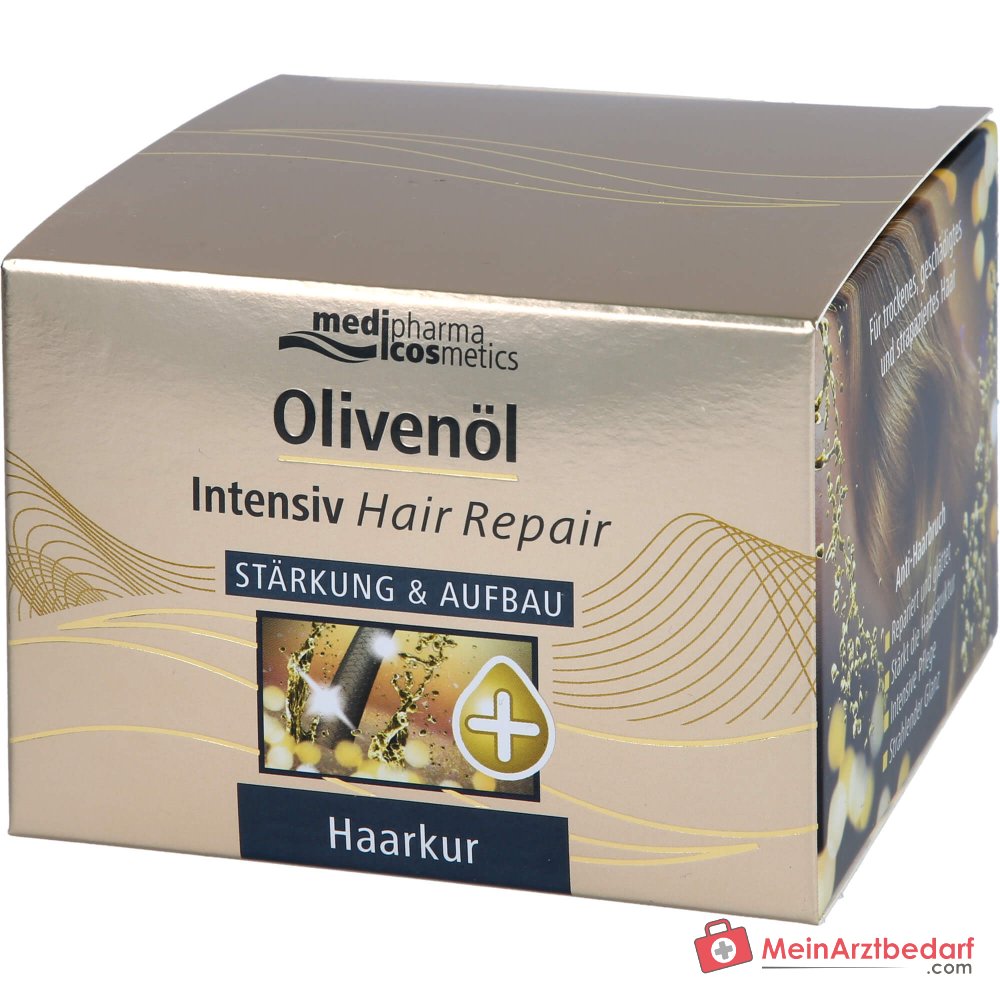 medipharma cosmetics Mascarilla Reparadora Intensiva de Aceite de Oliva para el Cabello, 250 ml