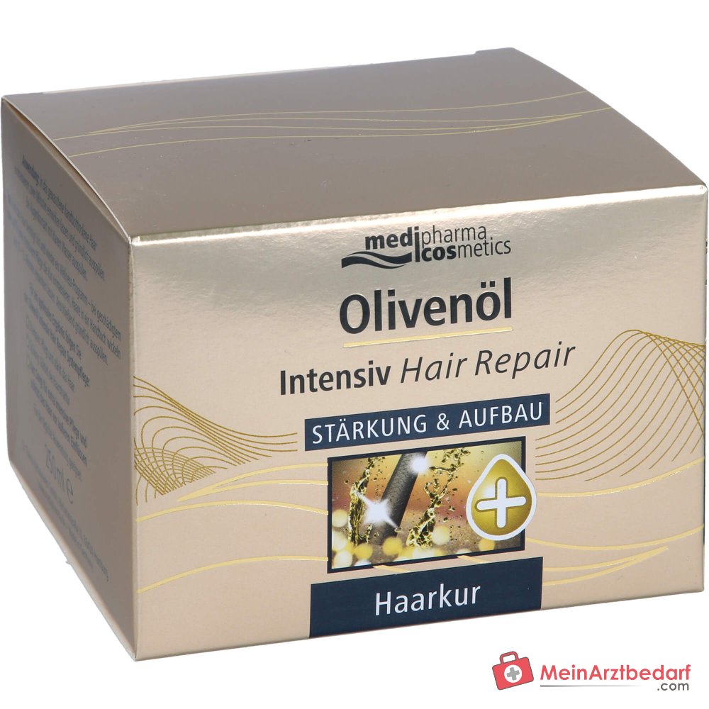 medipharma cosmetics Mascarilla Reparadora Intensiva de Aceite de Oliva para el Cabello, 250 ml