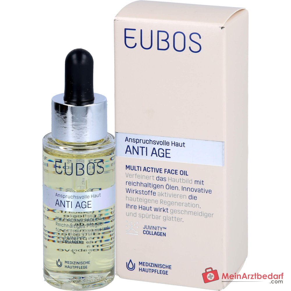 Eubos Anti Age Multi Actieve Gezichtsolie, 30 ml