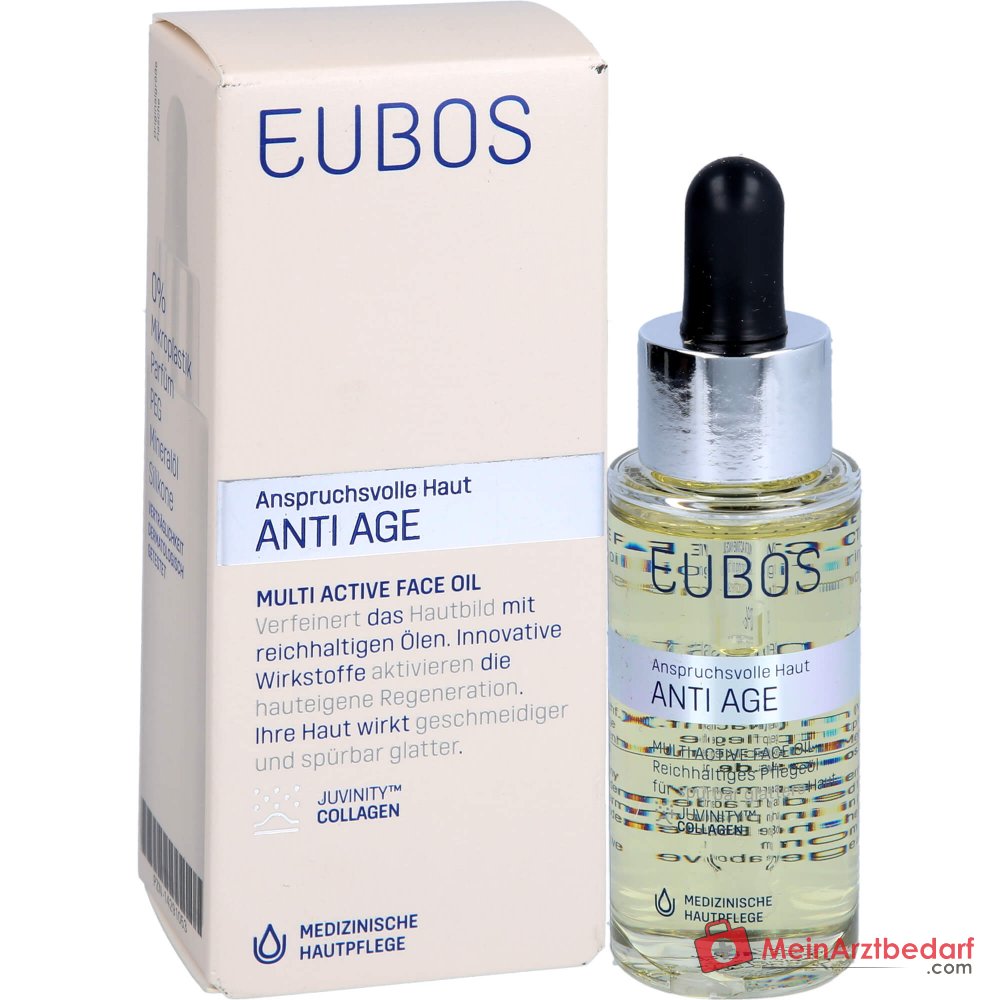 Eubos Anti Age Multi Actieve Gezichtsolie, 30 ml
