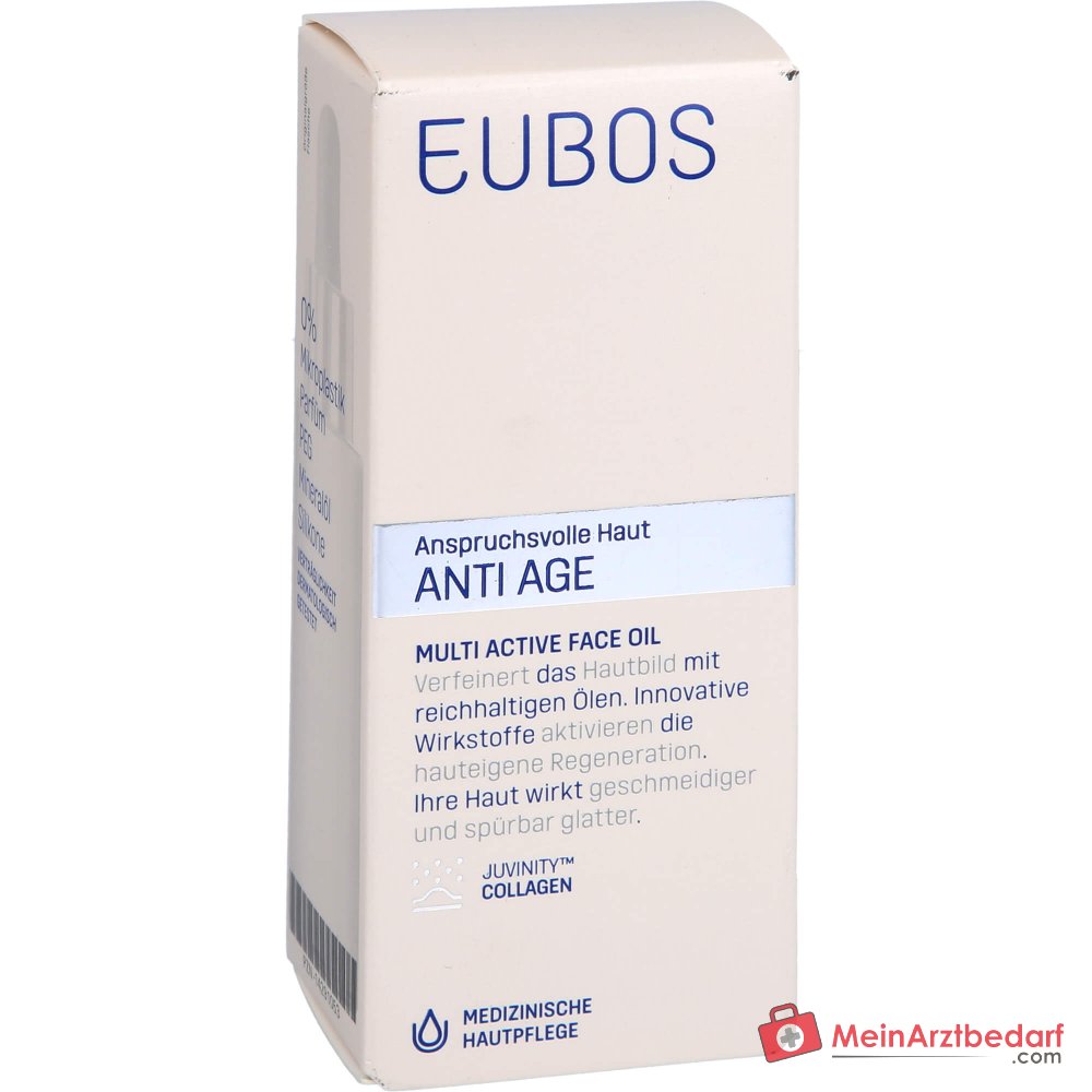 Eubos Anti Age Multi Actieve Gezichtsolie, 30 ml