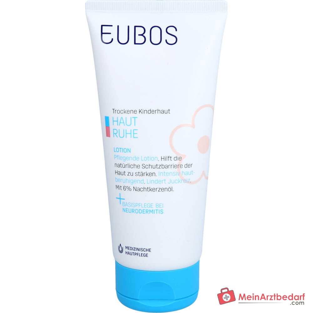 Eubos Haut Ruhe Lotion Nachtkerzenöl / Mandelöl / Jojobaöl / Johanniskraut-Extrakt Lotion, 200 ml.
