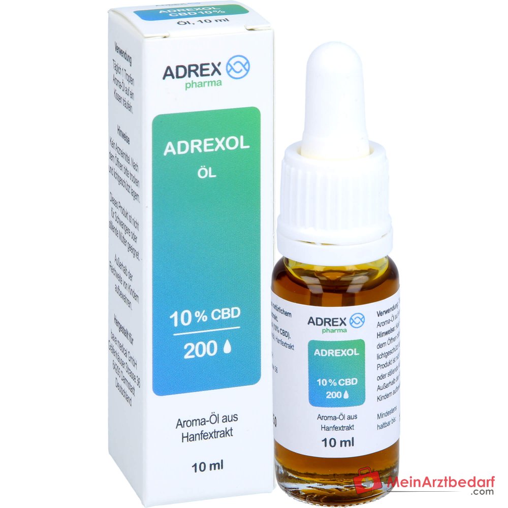Olio aromatizzato ADREXOL 10% CBD (1.000 mg) a spettro completo