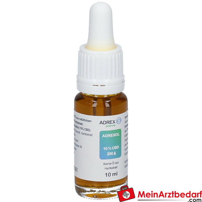 ADREXOL 10 % Huile aromatisée au CBD