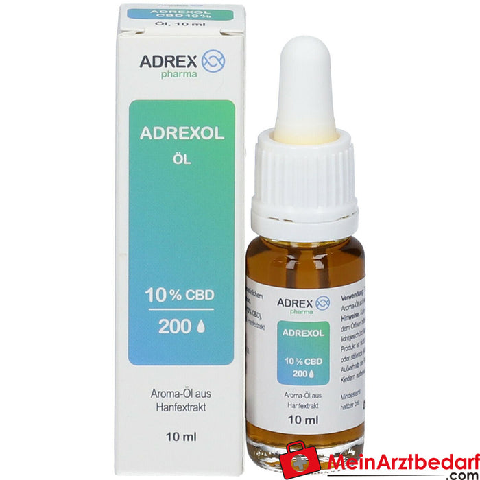 Olio aromatizzato al 10 % di CBD ADREXOL