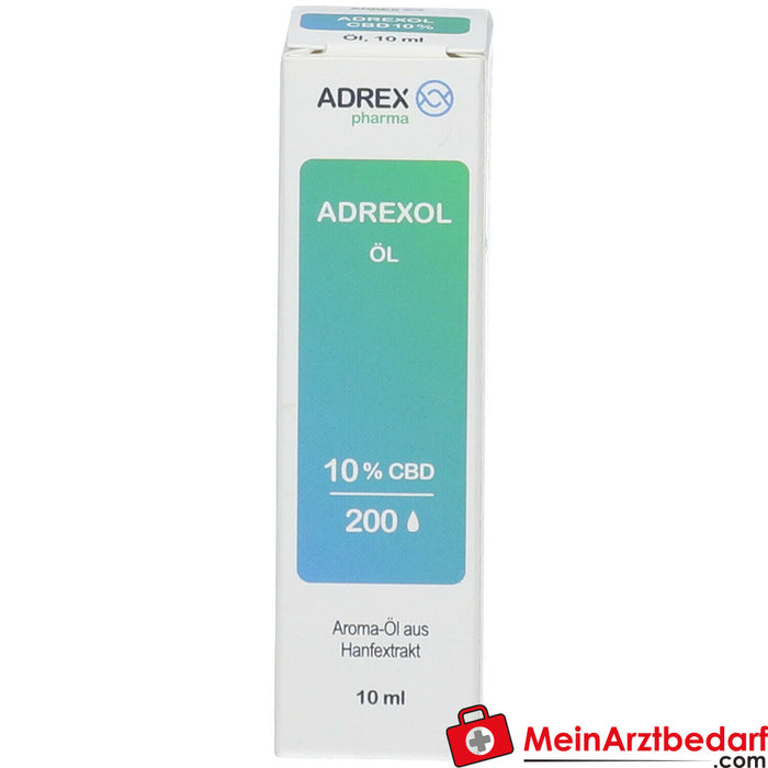 Olio aromatizzato al 10 % di CBD ADREXOL