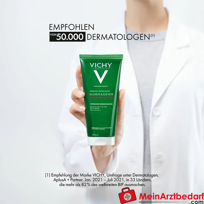 VICHY Normaderm Phytosolution Gel Limpiador Intensivo, 200ml