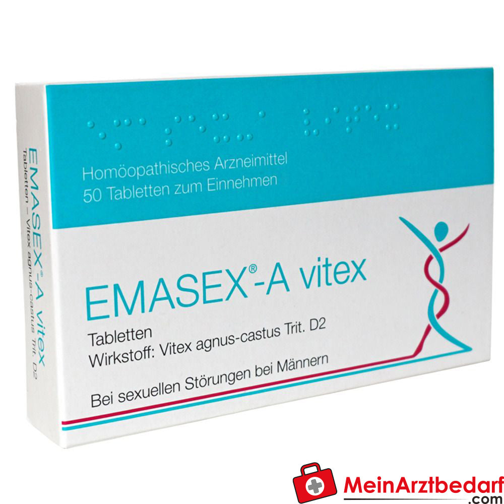 EMASEX®-A vitex 50 Tabletten für sexuelle Störungen bei Männern.